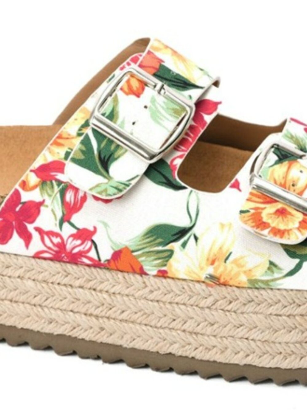 Corkys No Filter White Floral Sandals - Picture 6 of 6